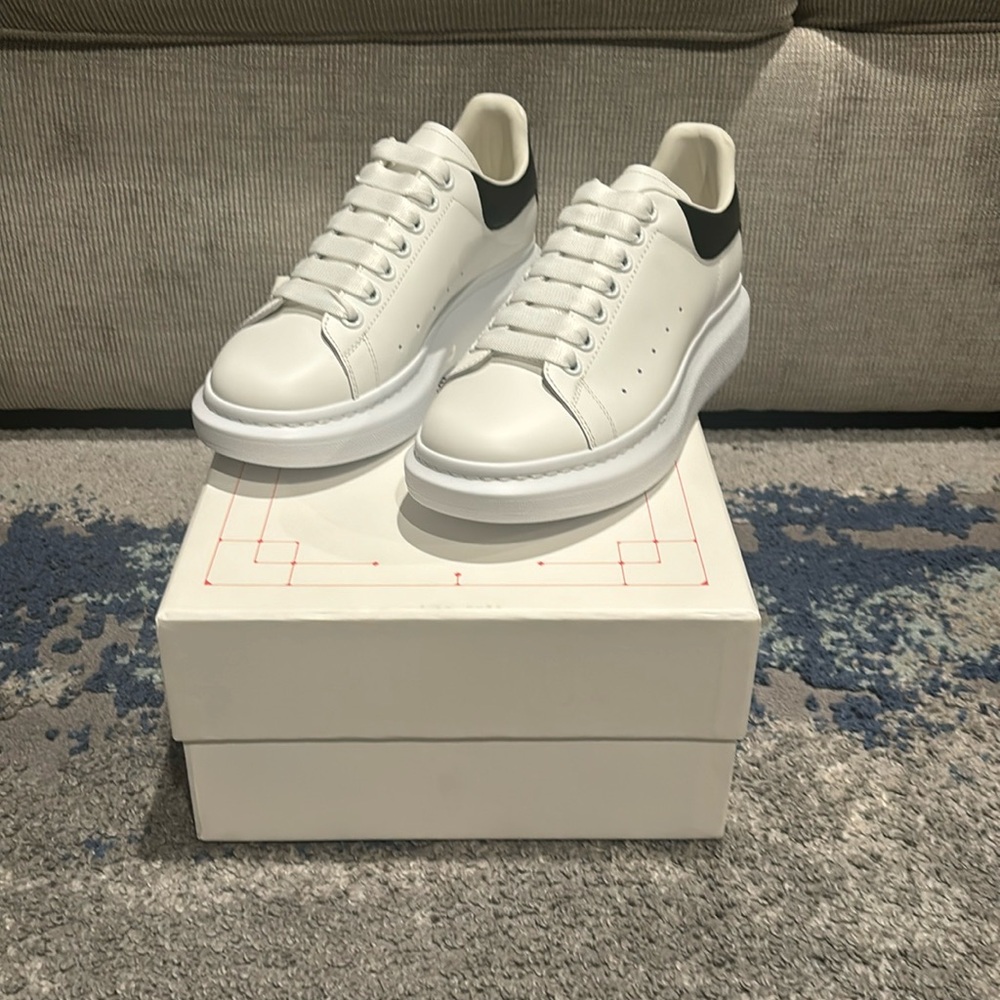 Brand new Alexander McQueen black/white sneakers